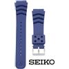 Seiko Cinturino orologio SEIKO originale Navy cinturino in uretano subacqueo 22...