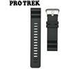 Casio Cinturino orologio CASIO PROTREK originale in uretano nero 10634401 per PRW-7...
