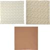 DOMIVA - Set di 3 panni in mussola 60 x 60 cm, motivo: Honey Moon, per neonati