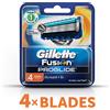 Gillette Flexball Fusion ProGlide Lamette Da Barba Per Rasoio - 4 Cartucce Nuove