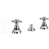 FIR Italia 22202151000 Gruppo Bidet 3 Fori Senza Bocca, Argento