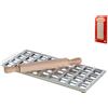 Imperia Raviolamp stampo 36 ravioli forma classica in alluminio.