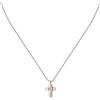 Morellato Collana Croce Morellato Gold SABY01 Necklace Acciaio Oro Giallo Pendente Uomo