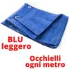 Telo occhiellato impermeabile 4x6 in PVC Telone copritutto pesante trasparente