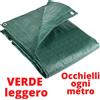 Telo occhiellato impermeabile 4x6 in PVC Telone copritutto pesante trasparente