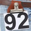 Porta numero per esposizione di bestiame, elegante, porta numero per esposizione
