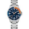 Hamilton Orologio da uomo blu HAMILTON Khaki Navy Scuba H82365141 inutilizzato con sca...
