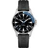 Hamilton Orologio da uomo in gomma automatica nero HAMILTON Khaki Navy Scuba H82315331...