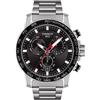 Tissot Orologio da uomo TISSOT Supersport Chrono T125.617.11.051.00 nero mai usato c...