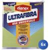 Dianex 6x Dianex Panni Ultrafibra 2 Pezzi Milleusi