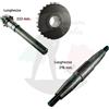 KIT COPPIA CONICA ALBERO PORTA FRESA MOTOCOLTIVATORE VALPADANA VMC14 DENTI 8 27