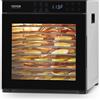VEVOR Essiccatore per Alimenti 10 Vassoi Macchina Essiccatrice per Alimenti 25L