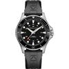 Hamilton Orologio da uomo automatico nero HAMILTON Khaki Navy Scuba H82515330 inutiliz...