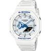 Casio Orologio unisex CASIO G-SHOCK Hidden Glow GA‐2100HDS‐7A1JF bianco mai usato c...
