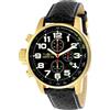 Invicta Orologio da uomo in pelle cronografo nero INVICTA I-Force 3330 inutilizzato c...
