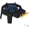 Papillon FORNELLONE PAPILLON IN GHISA GAS LIQUIDO A 3 RUBINETTI mm 377x338