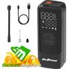 ALCAPOWER Compressore Aria Portatile 150PSI Schermo LCD Digitale Torcia LED e Power Bank
