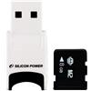 Silicon Power Memory Stick Micro 2GB Silicon Power scheda memoria M2 con adattatore lettore
