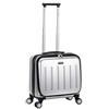 Rockland Revolution Hardside Rolling Computer Case, Silver, Carry-On 17-Inch