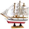 Modellino Veliero Barca a Vela Nave Legno 3 Alberi SAILING SHIPS 14 cm - GH187