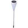 Lumisky Creamy W73 Paletto luminoso solare freddo LED plastica/acciaio inossidabile 1 W bianco 10 x 10 x 73 cm
