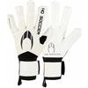HO Soccer AKTERO Negative Guanti da Portiere, Unisex Adulto, Bianco/Nero, 8