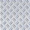 Alberts 466794 Lastra strutturata, Goffratura a scacchiera, Alluminio, naturale, 600 x 2000 x 2,5 mm