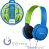 PHILIPS CUFFIE PER BAMBINI SHK2000 CON FILO LIMITATORE VOLUME 85dB MAX BLU