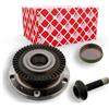 FEBI BILSTEIN Kit cuscinetto ruota 31121 Diametro interno: 32mm Diametro esterno: 131mm Cuscinetto a sfere obliquo Cuscinetto ruota integrato nel mozzo Compatibilità con AUDI A4 Avant 8ED, B7