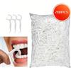 200PZ FILO INTERDENTALE AD ARCHETTO FORCELLA PULIZIA DENTI PROFONDA IGIENE ORALE