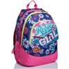 SEVEN SJ ZAINO MAXI ROUND PINK COLLEGE GIRL