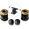 4x 90A PU Top Bottom Skateboard Truck Boccola Kit Cilindro Long Board Shim