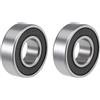 uxcell 6202-10-2RS Cuscinetti Radiali Sfere 6202-2RS 5/8"X35mmx11mm Leva Z2 Sigillati*2