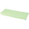 Andy & Helen - Lenzuolo sotto per brandina asilo con angoli elasticizzati per una totale aderenza. Misure standard 65x140 cm in 100% cotone, Verde