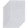 10 Pezzi Carte Termorestringenti Vuote, Fogli di Pellicola 6 Pollici x 8 Pollici