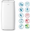 ARGO MILO PLUS NEW CONDIZIONATORE PORTATILE POMPA DI CALORE WIFI INTEGRATO A++
