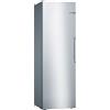 Bosch KSV36VLEP Serie 4, Frigorifero monoporta da libera installazione, ripiano estraibile per gli alimenti riposti in fondo, Luce LED, Funzione raffreddamento intensivo, Acciaio, 186 x 60 cm