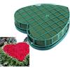 Blocchi di schiuma di fiori artificiali a forma di cuore aperti per kit di