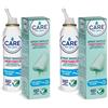 CARE For you, Spray Nasale Ipertonico - Spray Nasale Raffreddore ed Allergie, Soluzione con Acqua di Mare, per Inalazione e Aerosol, Adatto ad Ogni Età, 125ml (Confezione da 2)