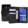 NO BRAND Custodia per Samsung Galaxy Ace Style G310 cover cellulare nera porta tessere