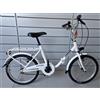 Graziella BICI GRAZIELLA PIEGHEVOLE FOLDING ACCIAIO 20'' UNISEX UOMO DONNA BIANCO 1 VEL