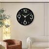 Orologio da parete fosforescente da 25 cm, ideale per ufficio, soggiorno,