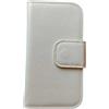 NO BRAND Custodia per Alcatel OT6010D one touch star side open cover grip interno bianco