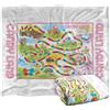 LOGOVISION CANDY LAND Coperta Board Silky Touch super morbida, 152 x 127 cm