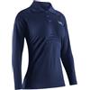 X-Bionic Invent 4.0 Travel Polo Shirt Long Sleeves Women, Women's, Navy/Blue, XS