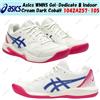 Asics WMNS Gel-Dedicate 8 Indoor Cream Dark Cobalt 1042A257-105 taglia donna