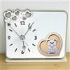 DLM Bomboniere DLM-A974 Bomboniera Orologio linea cuore orso orsetto per cresima e battesimo