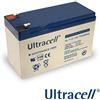 Ultracell Batteria al Piombo Ricaricabile AGM Ultracell UL7-12 12V 7Ah 7.0AH Lunga Durata