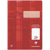 Clairefontaine 331628C - Taccuino A4 28 64P 90G, confezione da 25