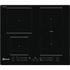 Bauknecht BS 6860B CPNE - Piano cottura a induzione, 60 cm, CleanProtect, pulizia senza sforzo solo con acqua/zone di cottura a induzione controllate elettronicamente, livello di fusione, turbo,